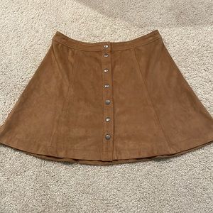 Suede Abercrombie & Fitch Skirt